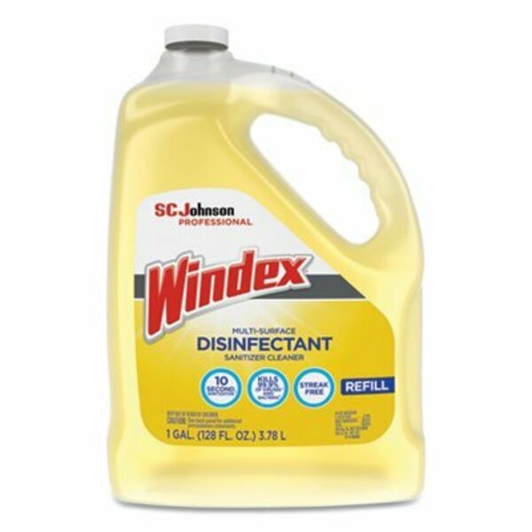 Sc Johnson Windex, Multi-Surface Disinfectant Cleaner, Citrus, 1 Gal Bottle 682265EA